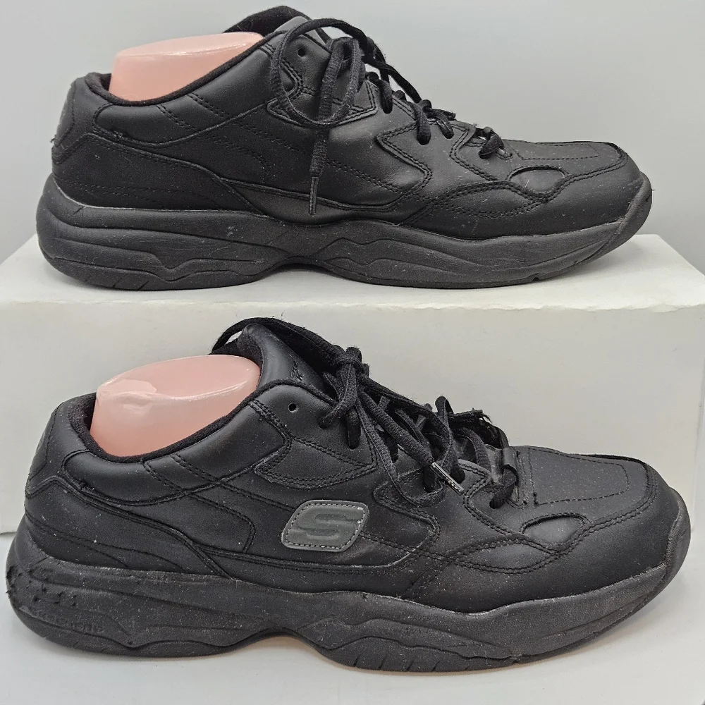 Sketchers  slip resistant  leather work shoes size 11.5 - Picture 15 of 15